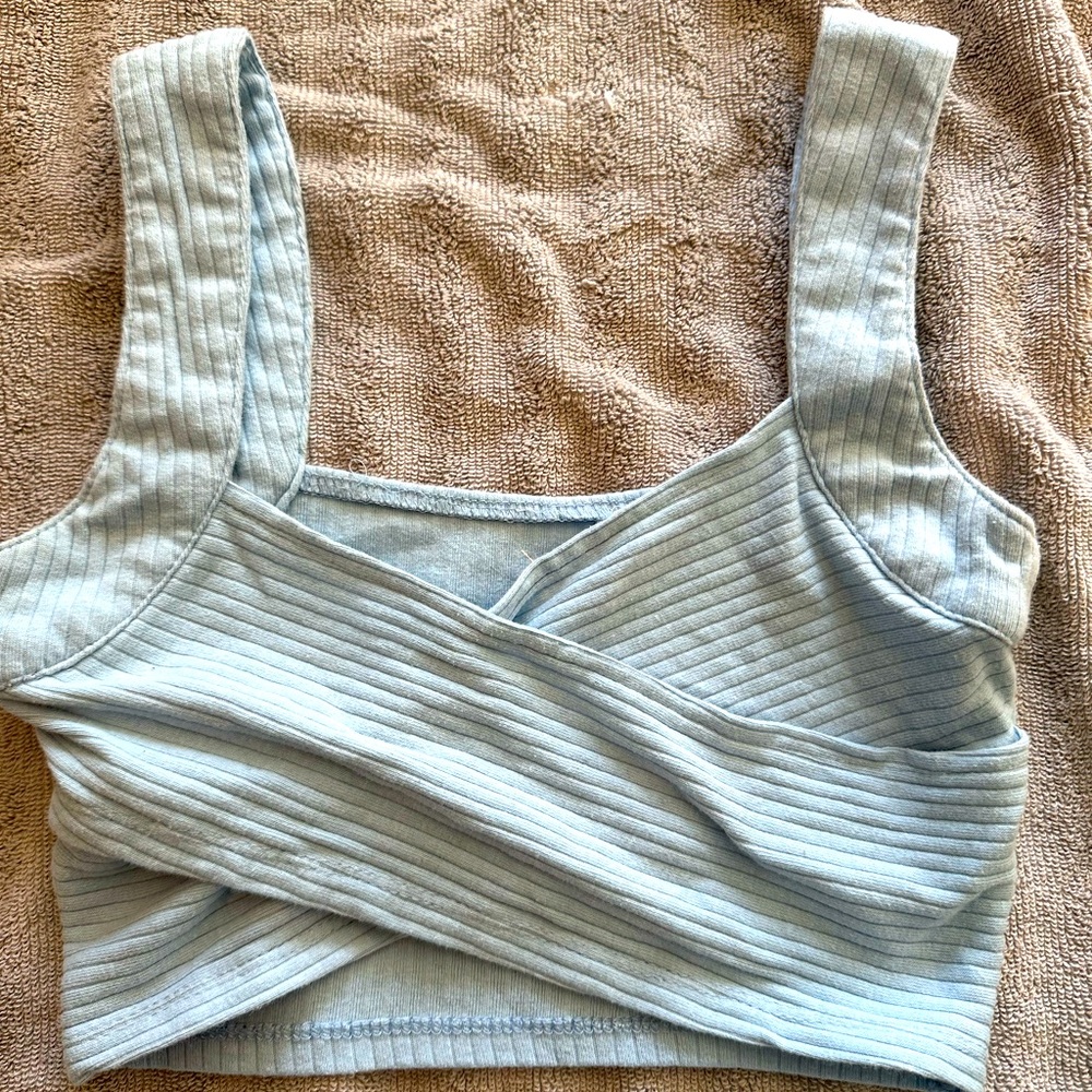 Cute blue crop !